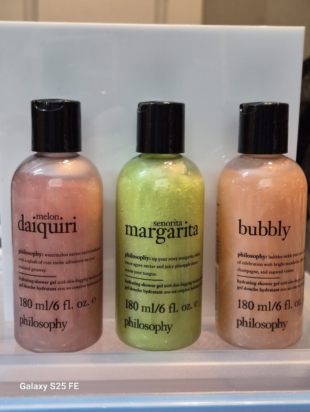 Philosophy 3-Piece Set 3-in-1 Shower Gel, Shampoo & Bubble Bath, 6oz x3, New